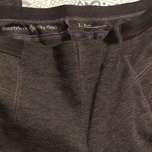Vera Wang,size L, Grey Leggins